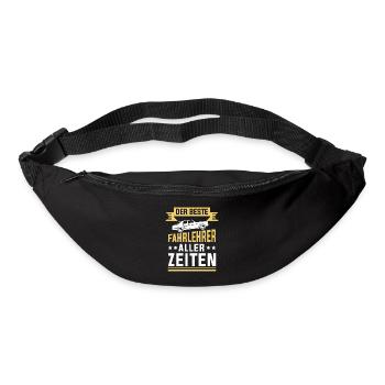 DER BESTE FAHRLEHRER ALLER ZEITEN - FAHRSCHULE - Gürteltasche - Schwarz - Vorne