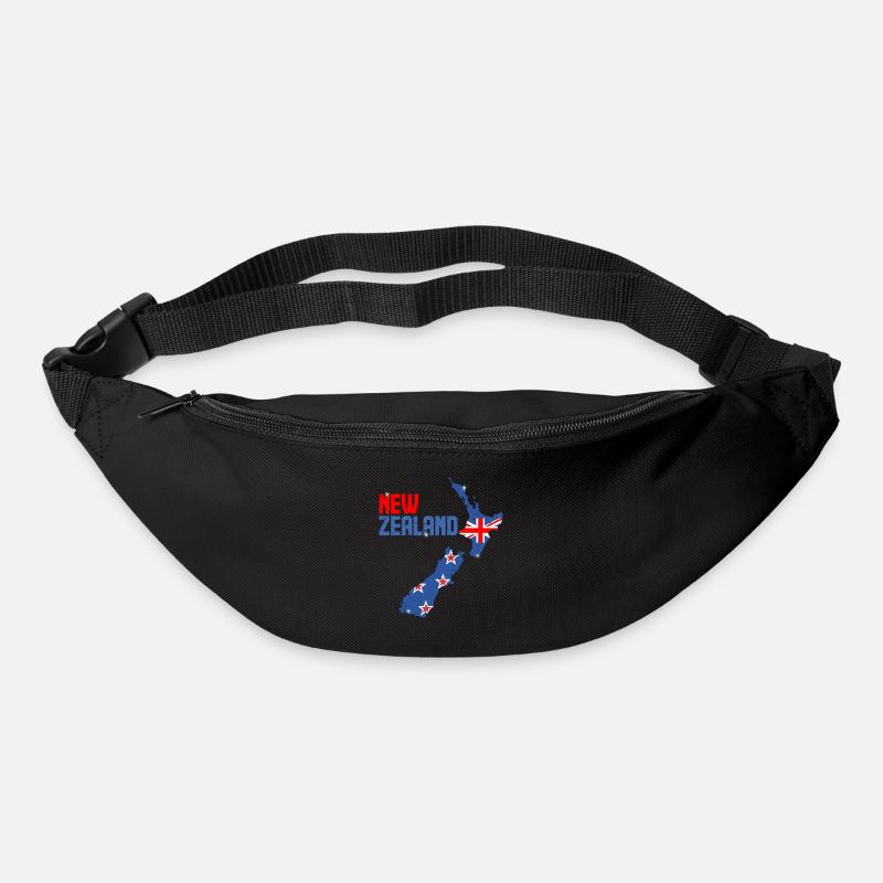 Neuseeland - Gürteltasche - Schwarz