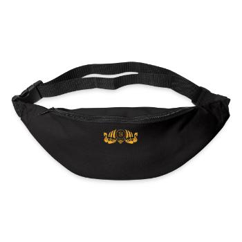Gugnir viking mythologie nordique - Sac banane - noir - Devant