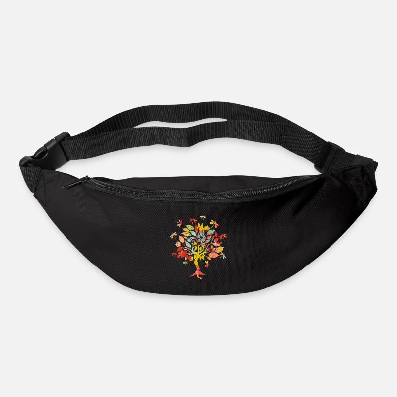 Insecte animal libellule - Sac banane - noir