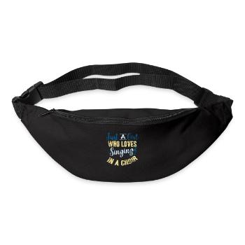 Chor Sängerin - Gürteltasche - Schwarz - Vorne
