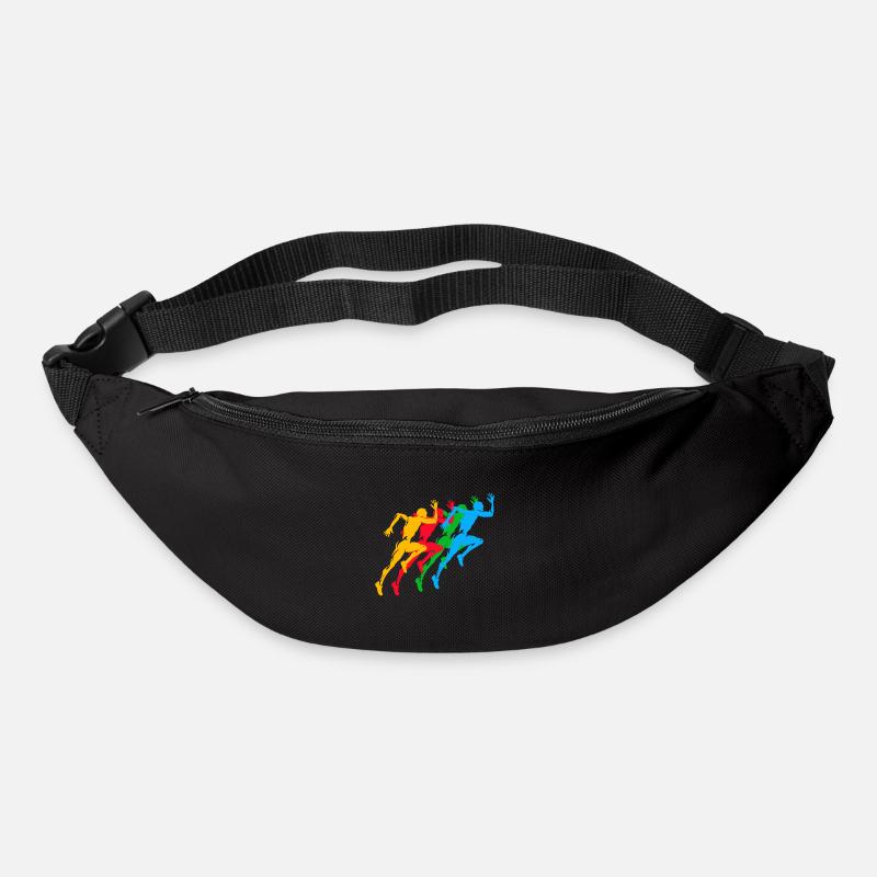 Leichtathletik Sommerspiele Bunt - Gürteltasche - Schwarz