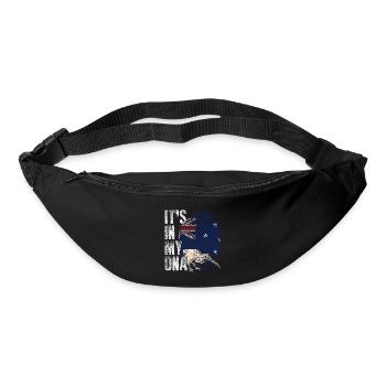 Neuseeland Kiwi Land - Gürteltasche - Schwarz - Vorne