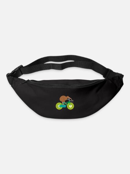 Cycliste Kiwi - Sac banane - noir