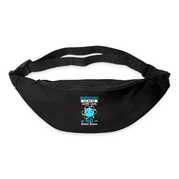 Wissenschaft Nicht Beten Atheist Wissenschaftler - Gürteltasche - Schwarz - Vorne