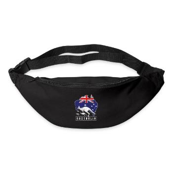 Australia kangaroo - Bum bag - black - Front