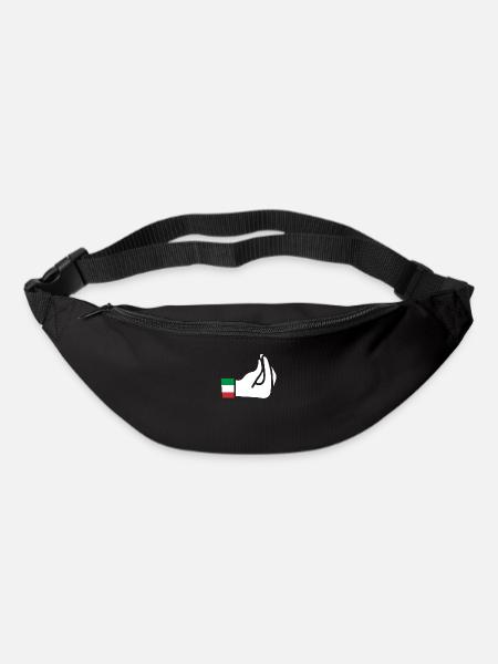 Italians Italy Italian Italia gift - Bum bag - black