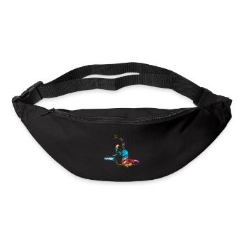 Pilates Übung - Gürteltasche - Schwarz - Vorne