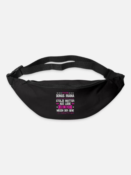 Bonus Mama Mutter Stiefmutter Adoptivmutter Liebe - Gürteltasche - Schwarz
