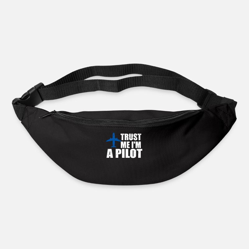 Trust me im a Pilot - Gürteltasche - Schwarz