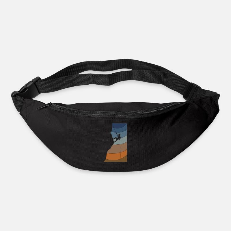 Rock climbing climber - Bum bag - black