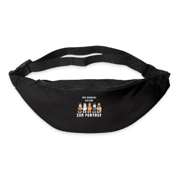 Mir Reichts Ich Geh zum Ponyhof - Gürteltasche - Schwarz - Vorne
