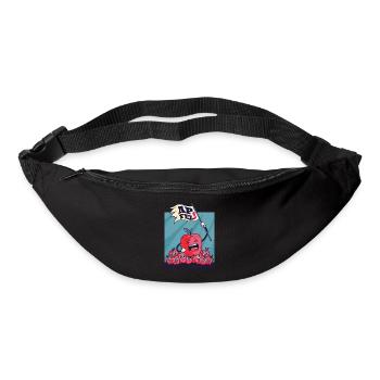 Apple revolution uprising of apples fruit gift - Bum bag - black - Front