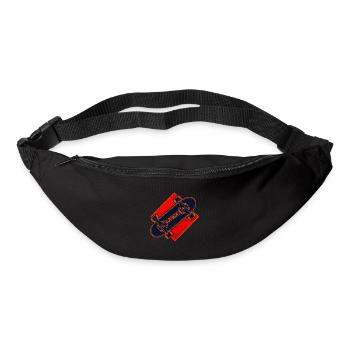 Punk music unicorn girl punk rock anarchy - Bum bag - black - Front
