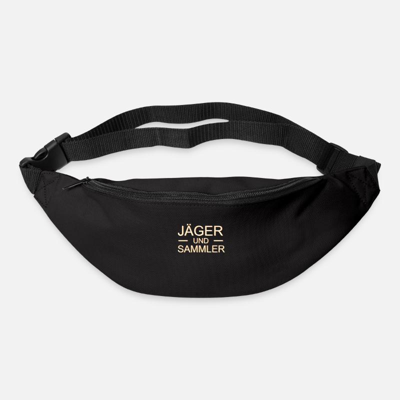 Jäger und Sammler - Gürteltasche - Schwarz