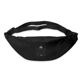 Papa und Opa - Gürteltasche - Schwarz - Vorne