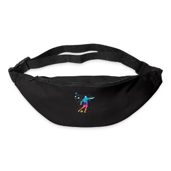 Joueur de foot - Sac banane - noir - Devant