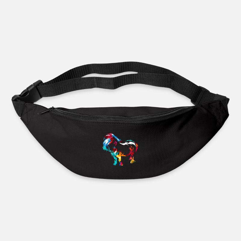 Shetlandpony Geschenk - Gürteltasche - Schwarz