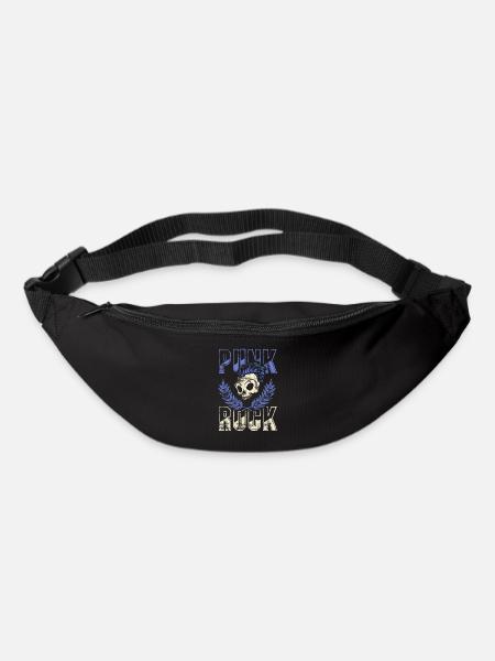 Punk crâne punk rock punks punk rocker - Sac banane - noir