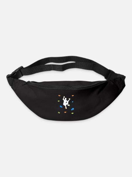 Climbing the wall - Bum bag - black