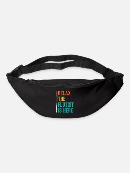 flûte - Sac banane - noir