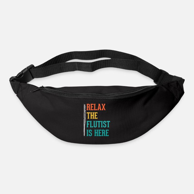 flûte - Sac banane - noir