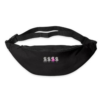 Quarter unicorn - Bum bag - black - Front