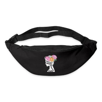 Women's rights are human rights - Bum bag - black - Front