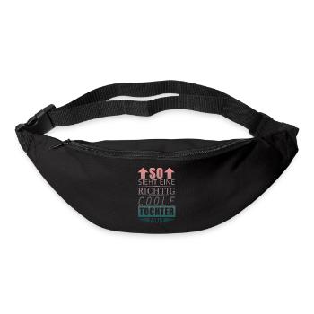 Richtig Coole Tochter Beste Tochter Geschenk Damen - Gürteltasche - Schwarz - Vorne