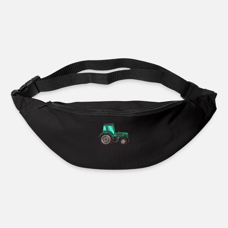 Tracteurs tracteurs - Sac banane - noir