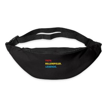 PAPA. ROLLENSPIELER. LEGENDE - Gürteltasche - Schwarz - Vorne