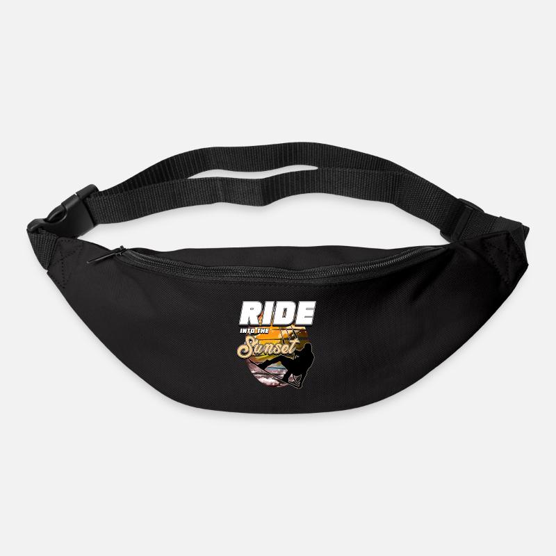 Kitesurf, kitesurf - Sac banane - noir
