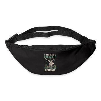 The Man The Myth The Hunting Legend Funny Deer - Bum bag - black - Front