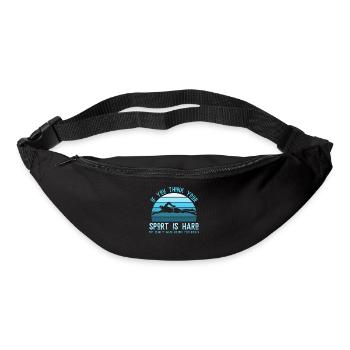 Schwimmen, Schwimmer, Sport, Tauchen - Gürteltasche - Schwarz - Vorne