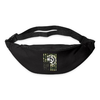 Fishing angler USA - Bum bag - black - Front