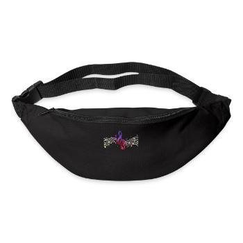 Notenschlüssel Orchester - Gürteltasche - Schwarz - Vorne