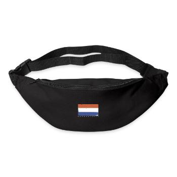Netherlands Flag Pays-Bas Masque visage drapeau - Sac banane - noir - Devant