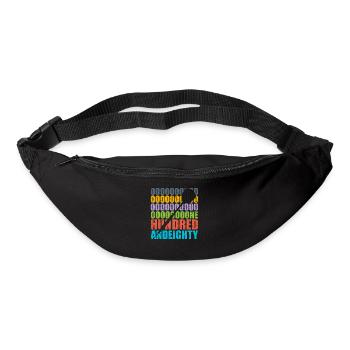 Fléchettes fléchettes vintage - Sac banane - noir - Devant