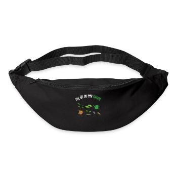 Garden office garden gardener - Bum bag - black - Front