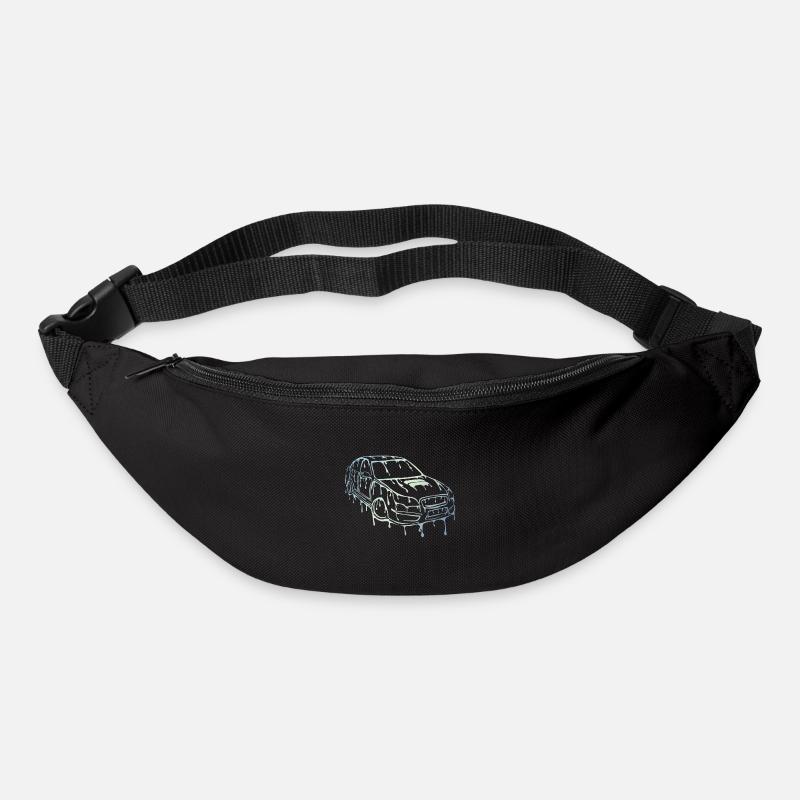 Voiture de sport - Sac banane - noir