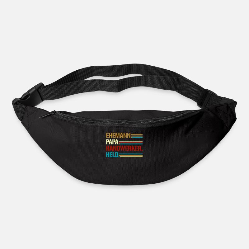 Ehemann Papa Handwerker Held - Gürteltasche - Schwarz