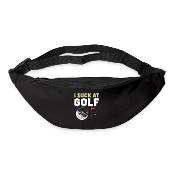 I Suck At Golf - Bum bag - black - Front