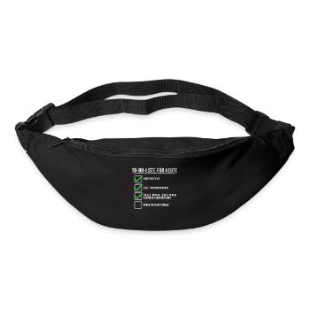 Lustig - Gürteltasche - Schwarz - Vorne