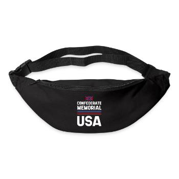 Journée commémorative confédérée aux États-Unis - Sac banane - noir - Devant
