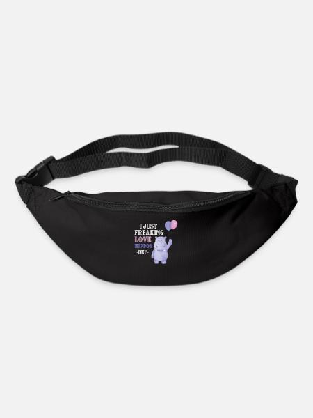 Hippo Hippo Idée cadeau - Sac banane - noir