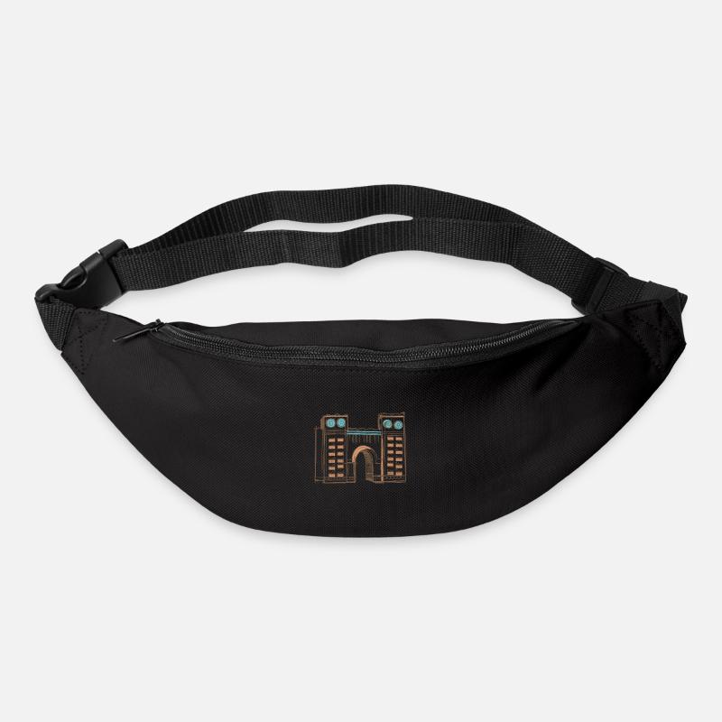 Ischtar-Tor Stadttor von Babylon - Gürteltasche - Schwarz
