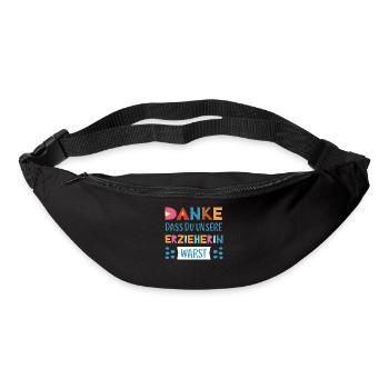 Danke dasss Sie unsere Erzieherin warst Abschied - Gürteltasche - Schwarz - Vorne