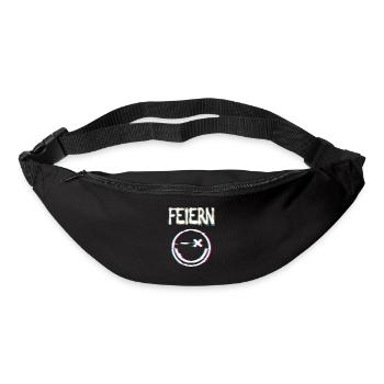 Feiern Techno Raver Rave Festival Club - Gürteltasche - Schwarz - Vorne