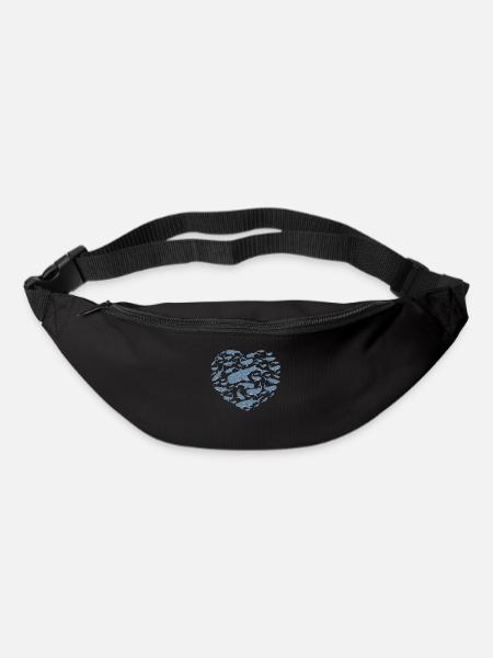 Walhai Geschenkidee Wale Hai Shirt Kinder Walhai - Gürteltasche - Schwarz