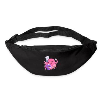 Pieuvre cuisine poulpe cuisine poulpe poulpe - Sac banane - noir - Devant